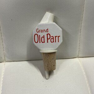 Vintage Grand Old Parr Ceramic Liquor Bottle Pour Spout Scotch Whiskey Topper